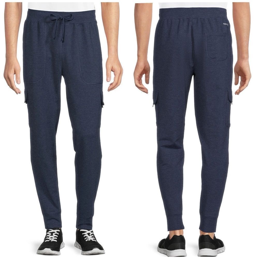 Russell Training Fit Dri Power 360 Navy Blue Cargo Gym Sweatpants Size XL - Picture 12 of 12
